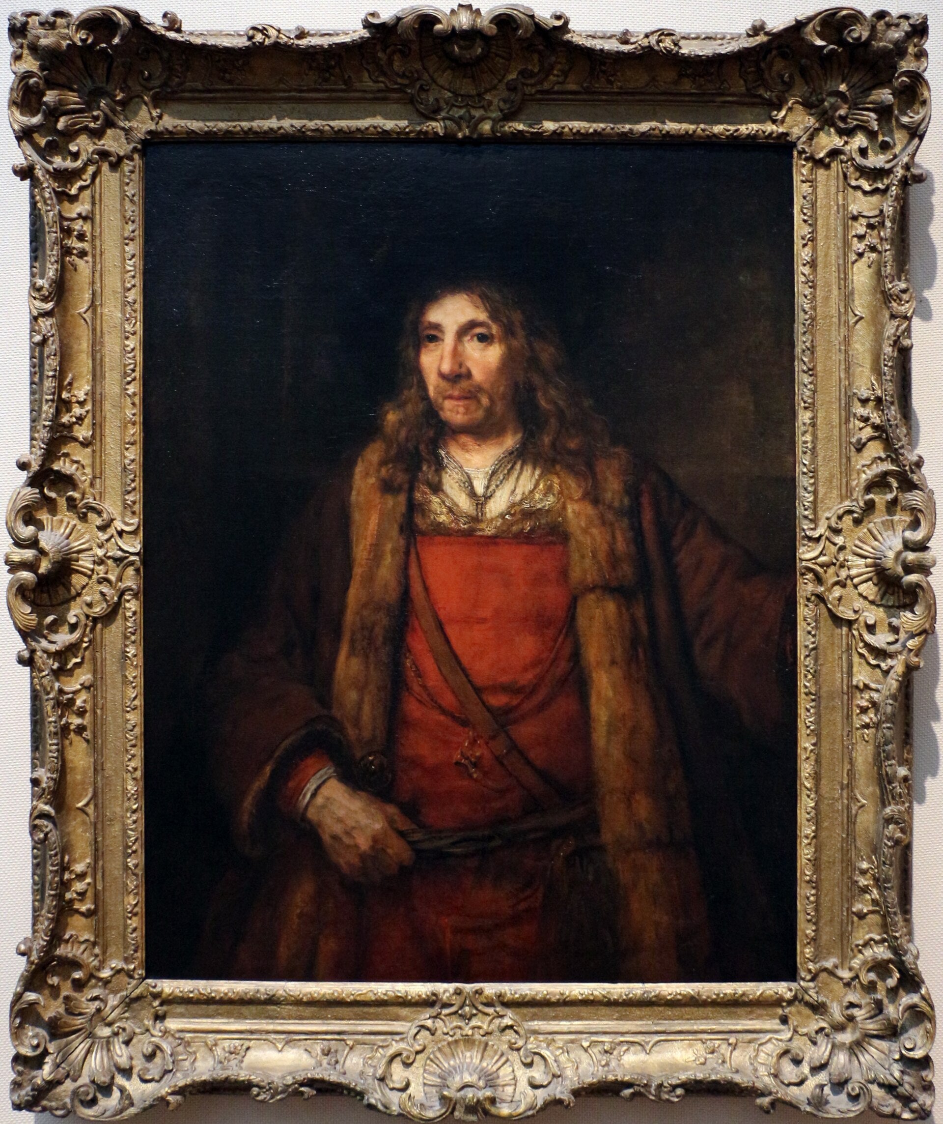 Mężczyzna w futrzanym płaszczu - Rembrandt