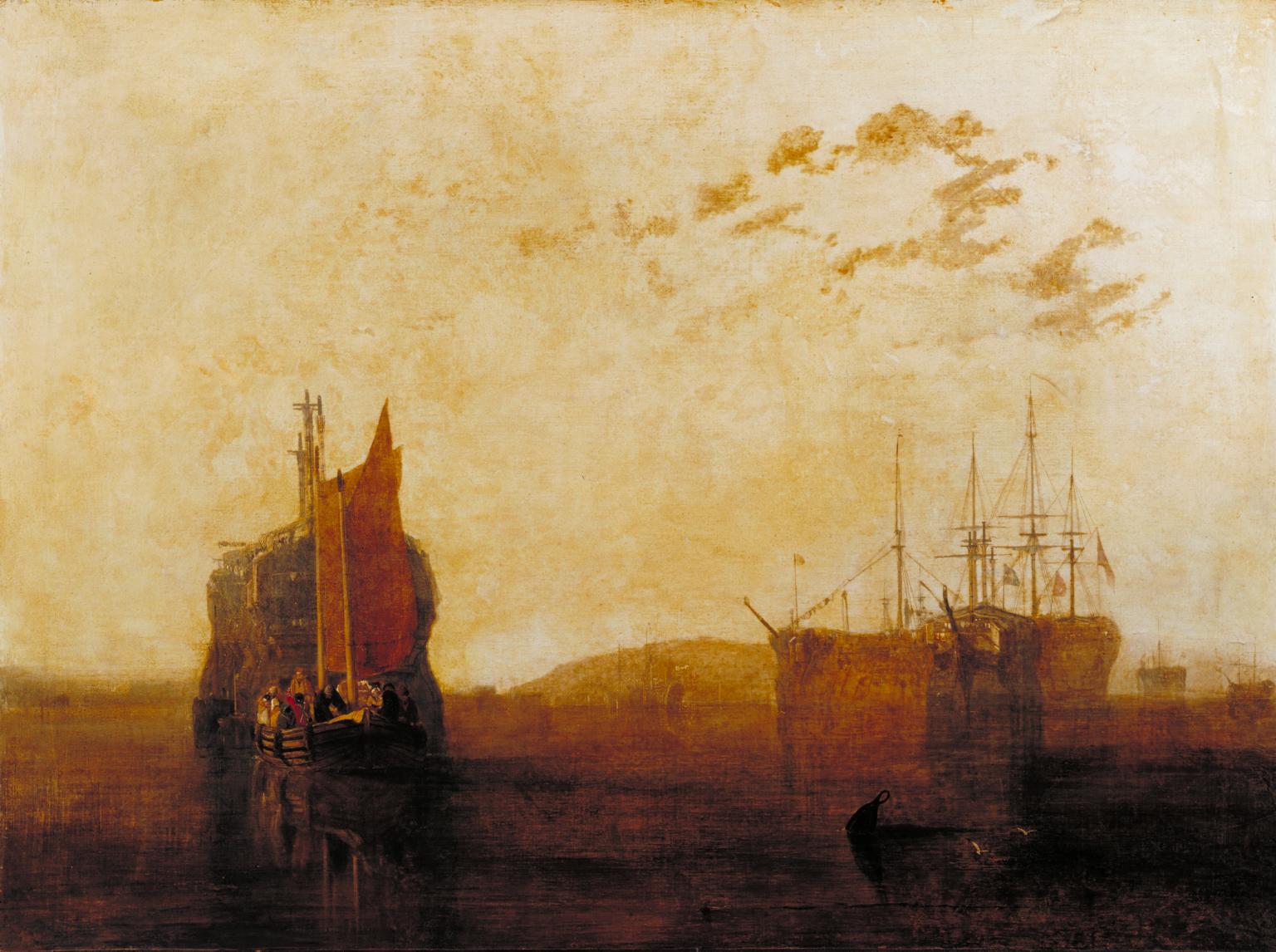 Hulki w Tamarze - J. M. W. Turner