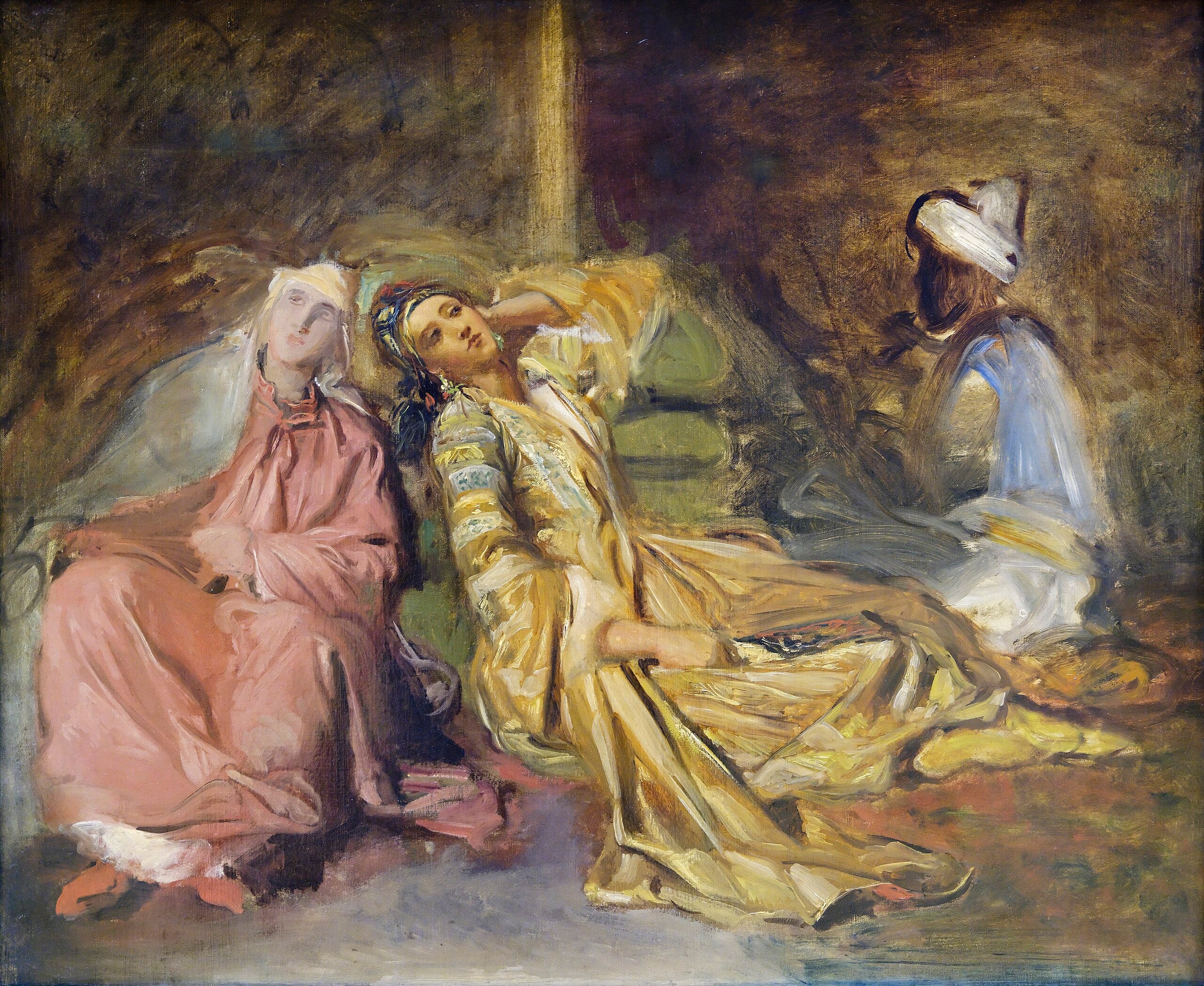 Intérieur de harem - Théodore Chassériau - Alpha Reproduction