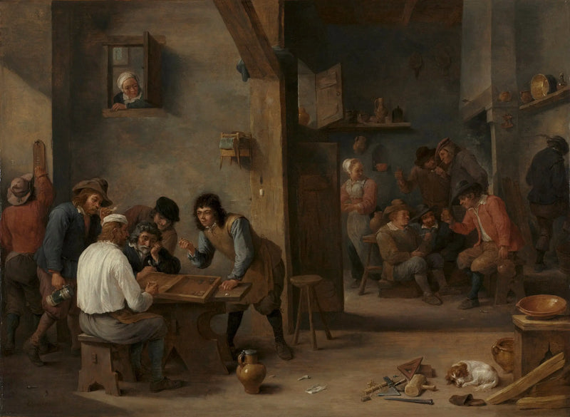 Zestaw do backgammona - David Teniers Młodszy