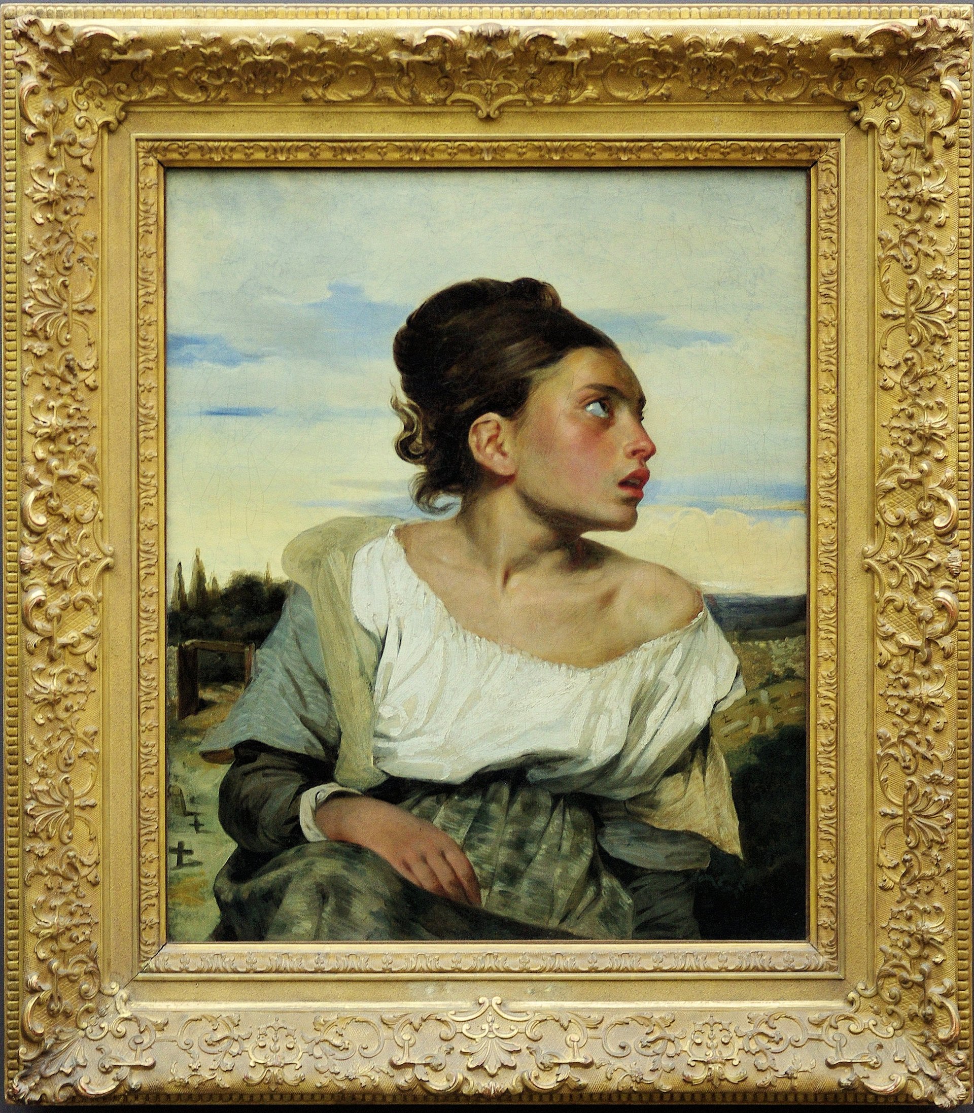 Młoda Orfika na cmentarzu - Eugène Delacroix
