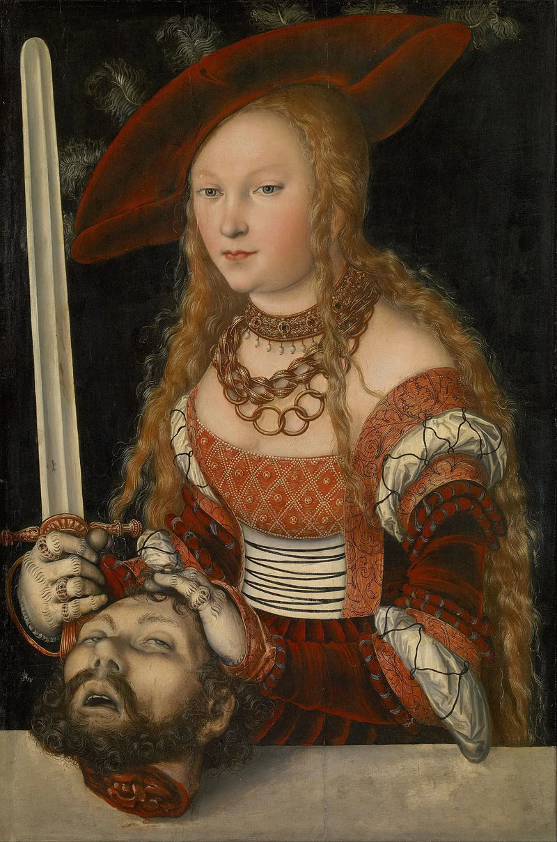 Judith z głową Holofernesa - Lucas Cranach Starszy