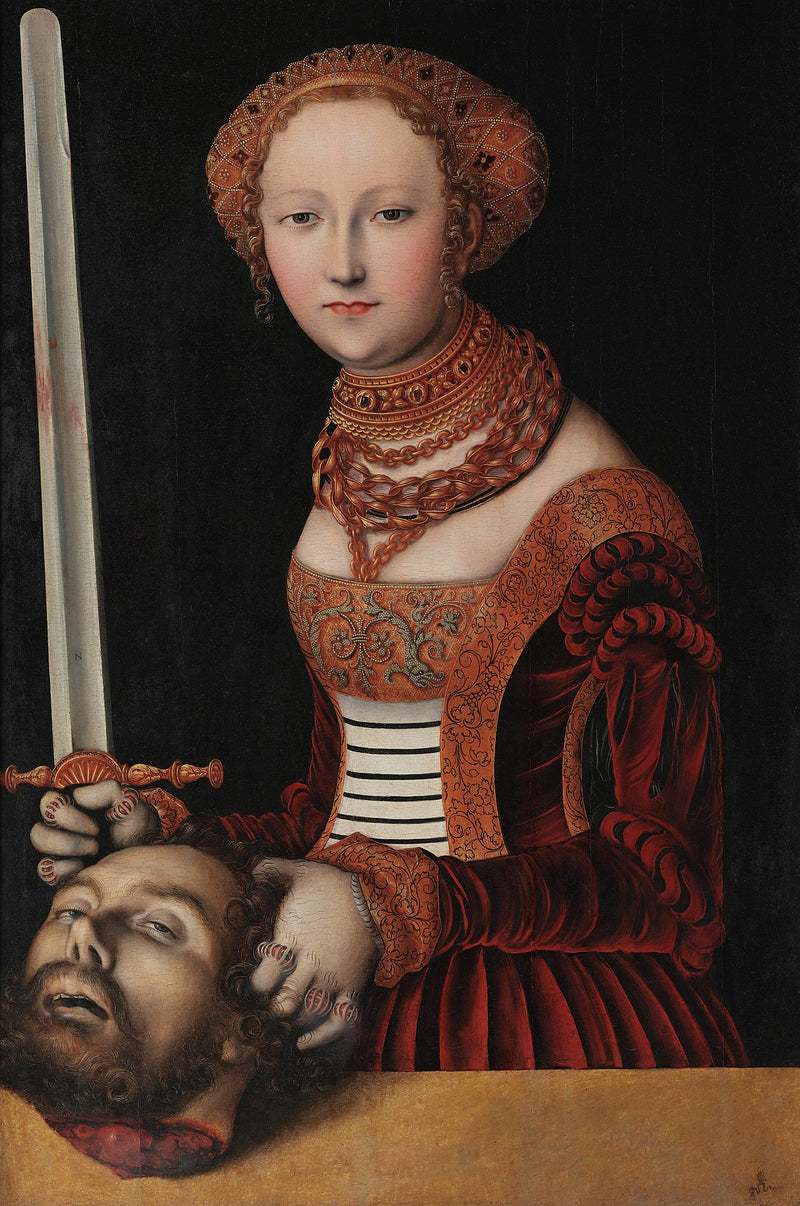 Judith z głową Holofernesa - Lucas Cranach Starszy