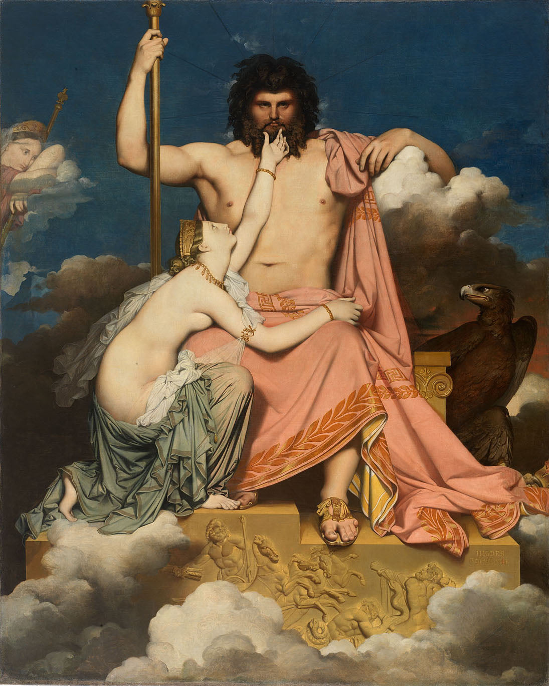 Jowisz i Tetyda - Jean-Auguste-Dominique Ingres