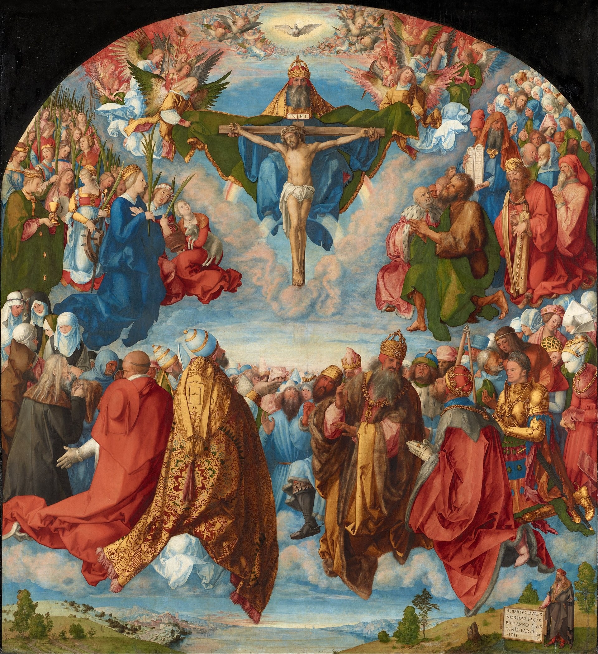 Adoracja Świętej Trójcy - Albrecht Dürer