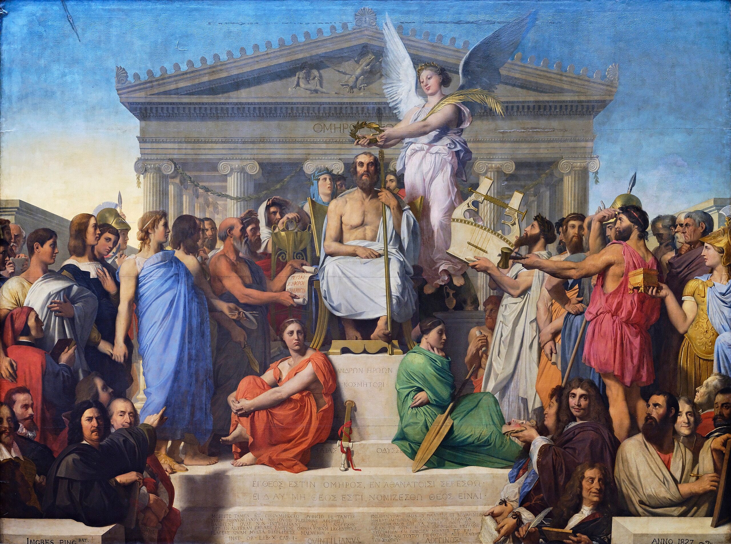 Apoteoza Homera - Jean-Auguste-Dominique Ingres