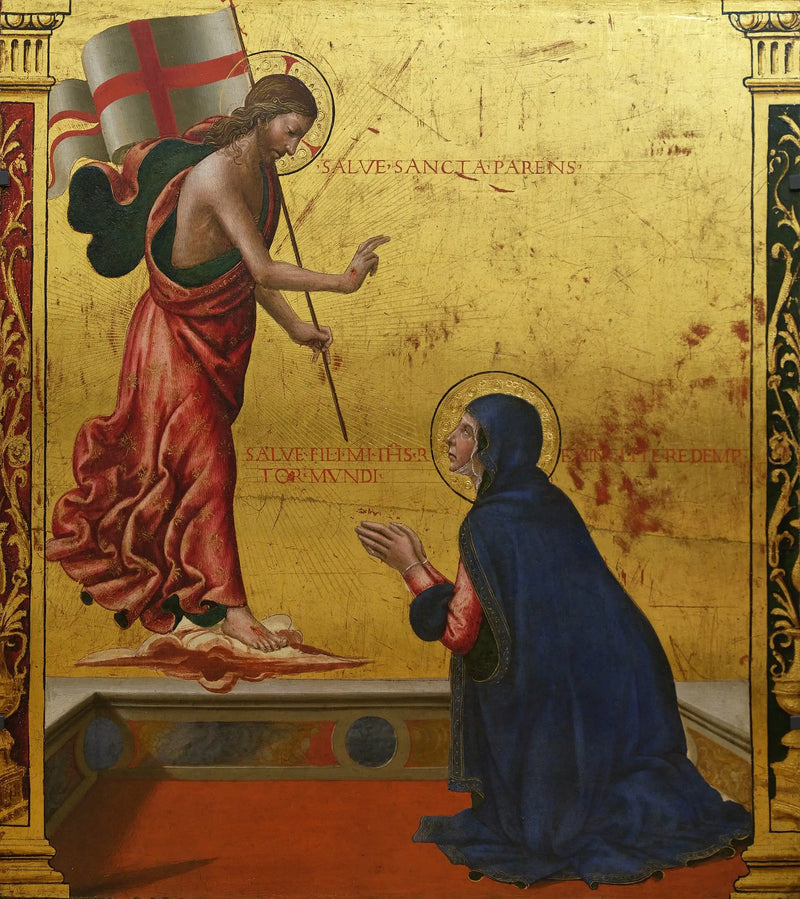 Objawienie się Chrystusa dla Maryi - Domenico Ghirlandaio