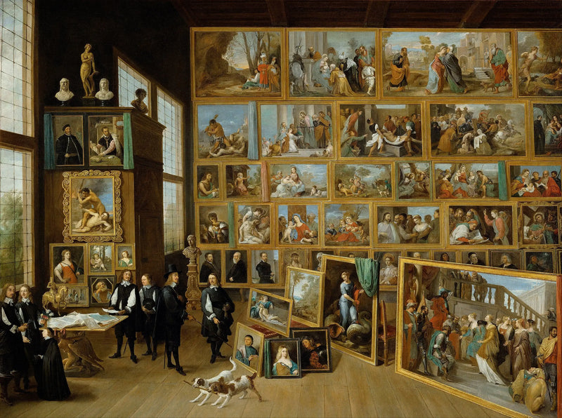 Arcyksiążę Leopold-Gwido w swojej galerii w Brukseli - David Teniers Młodszy