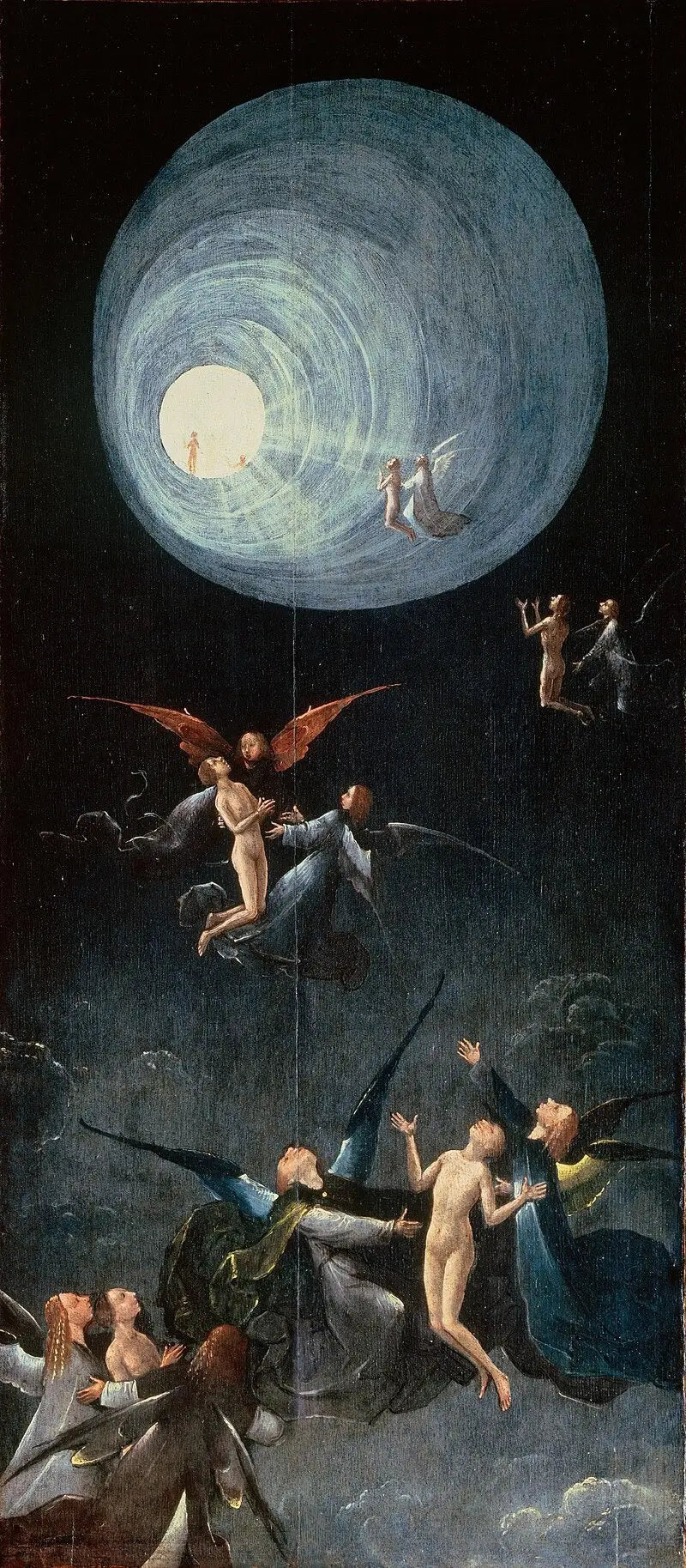 Wniebowstąpienie wybranych - Hieronymus Bosch