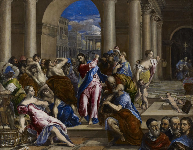Wypędzenie kupców ze świątyni - El Greco