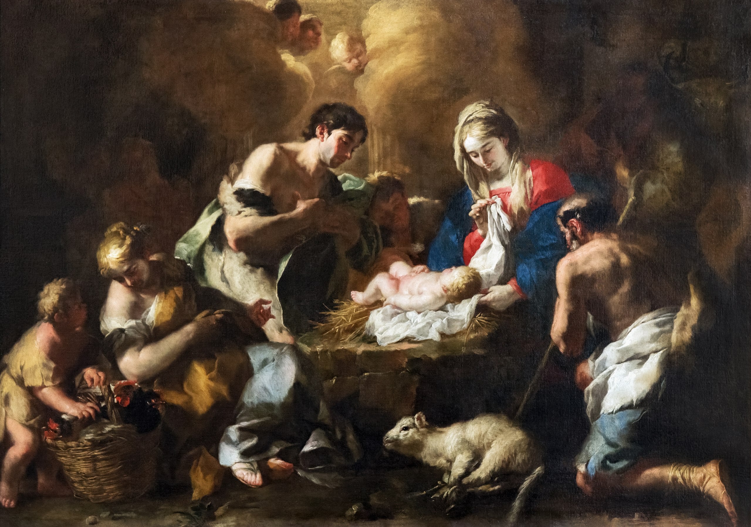 L’adoration des bergers - Francesco Solimena - Alpha Reproduction