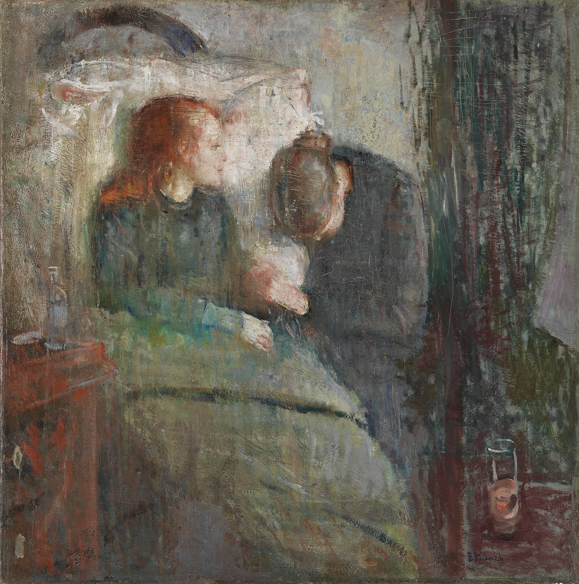Chore dziecko - Edvard Munch