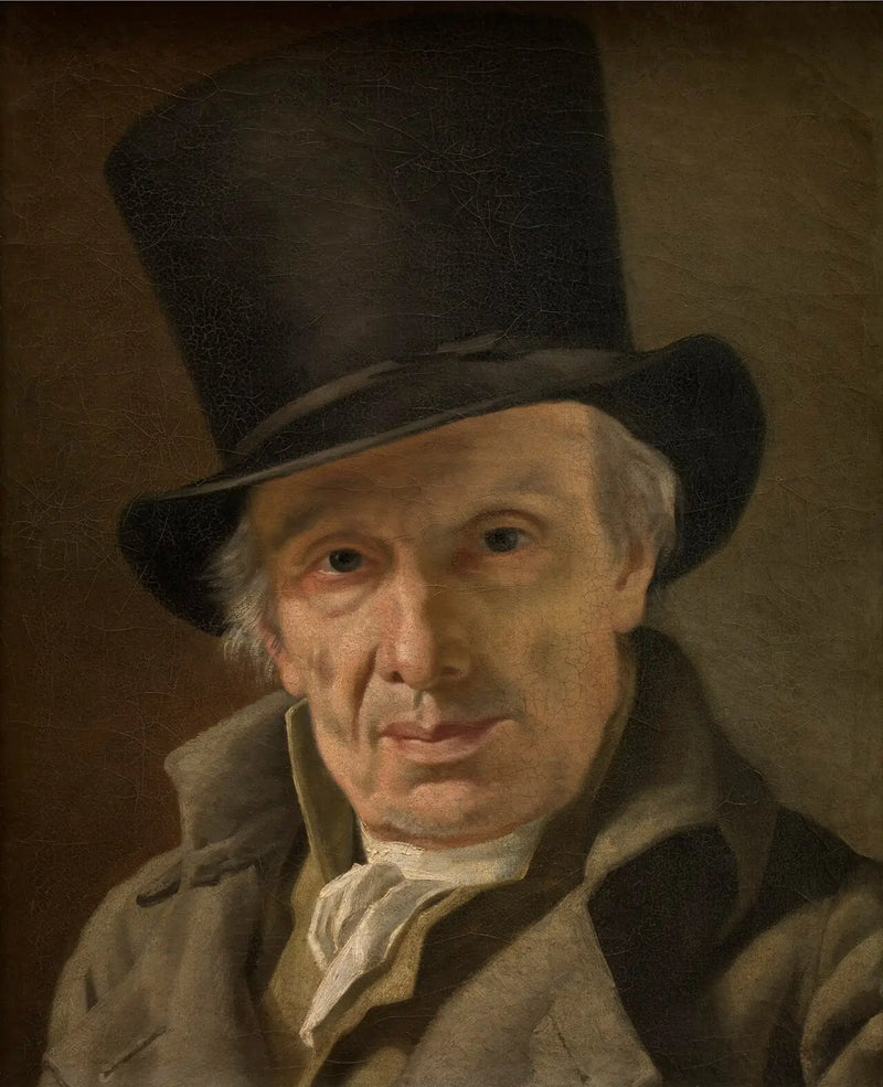 Mężczyzna w kapeluszu - Jacques-Louis David