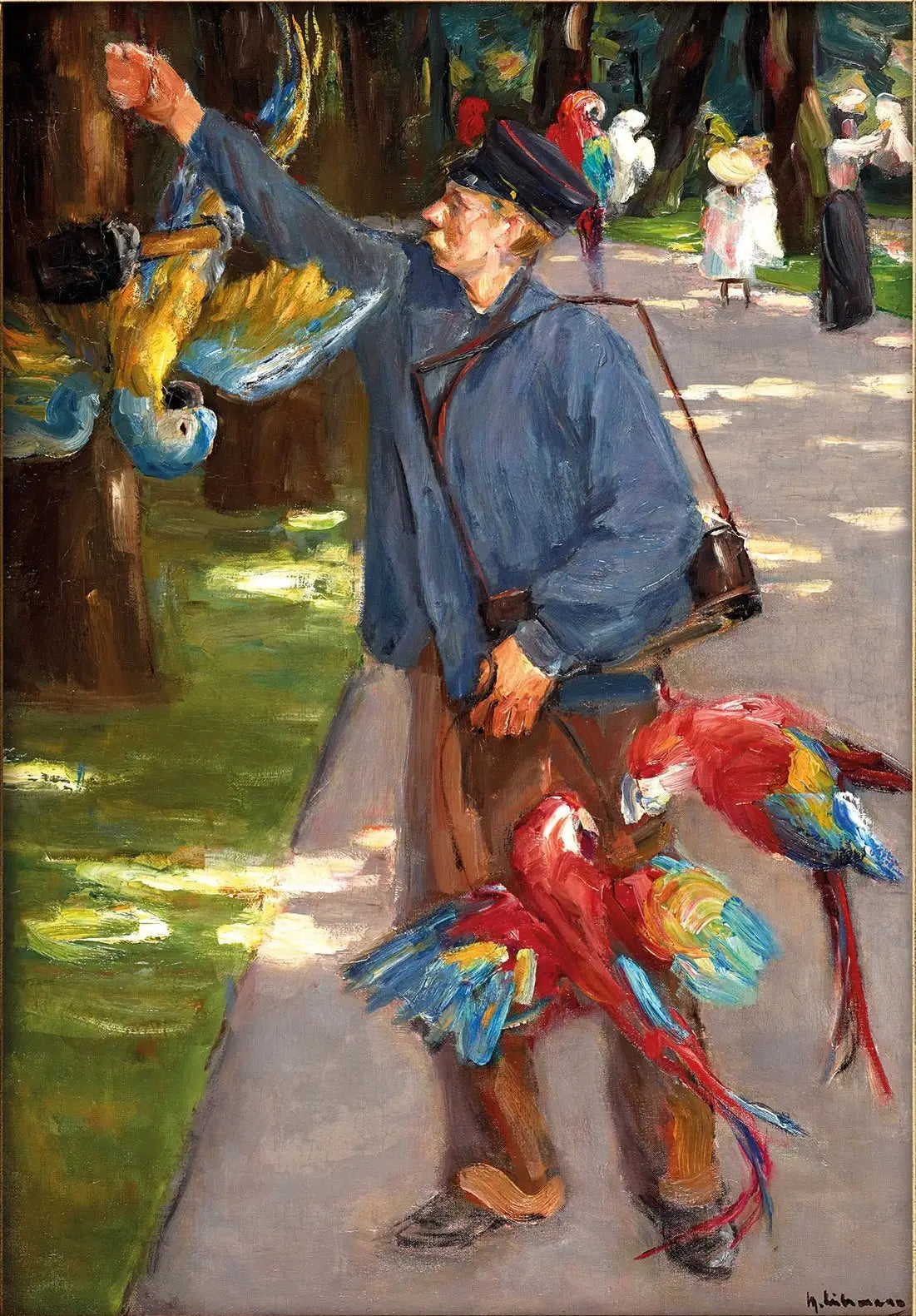 L’homme perroquet - Max Liebermann - Alpha Reproduction