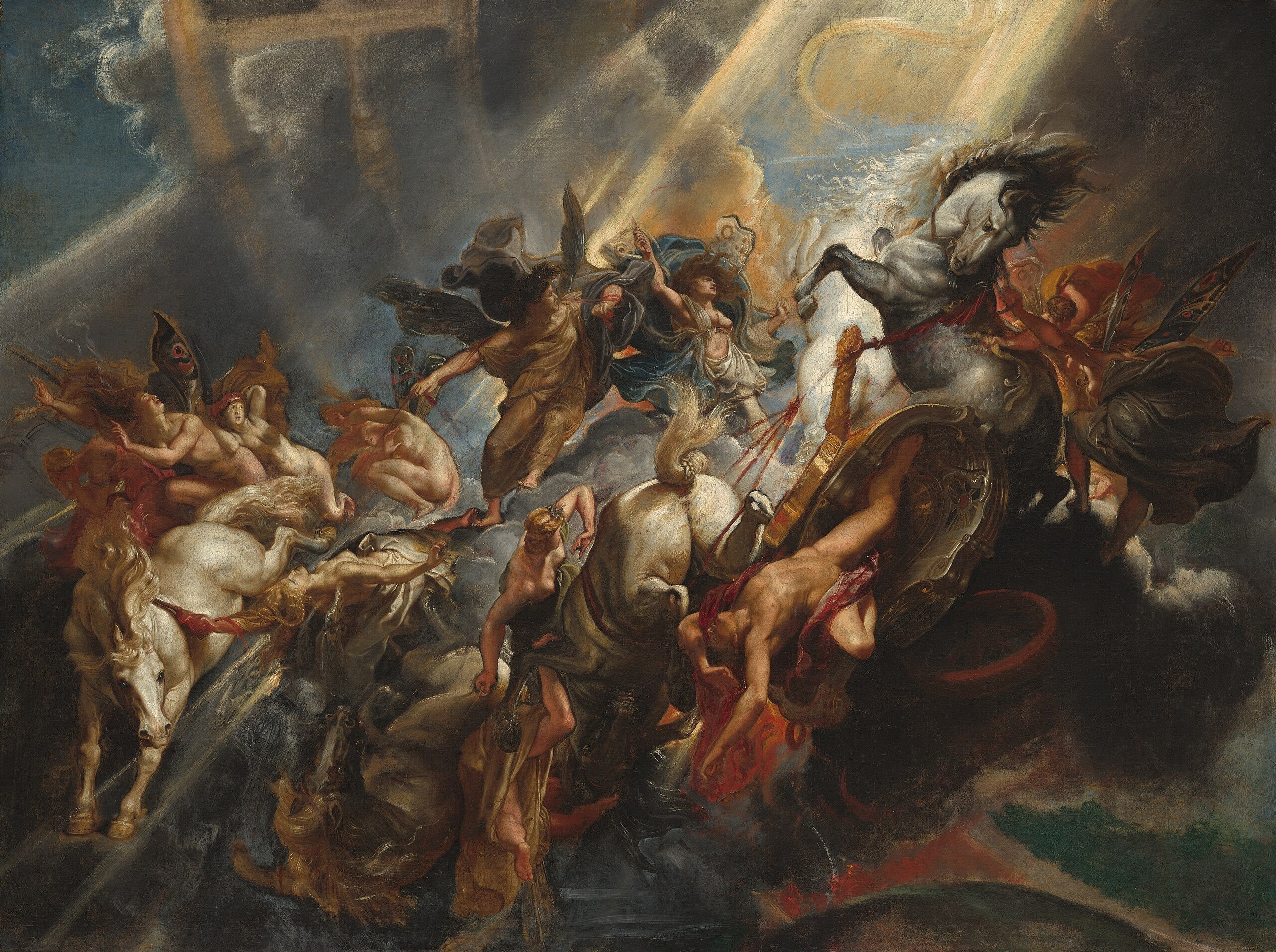 Upadek Phaetona - Peter Paul Rubens