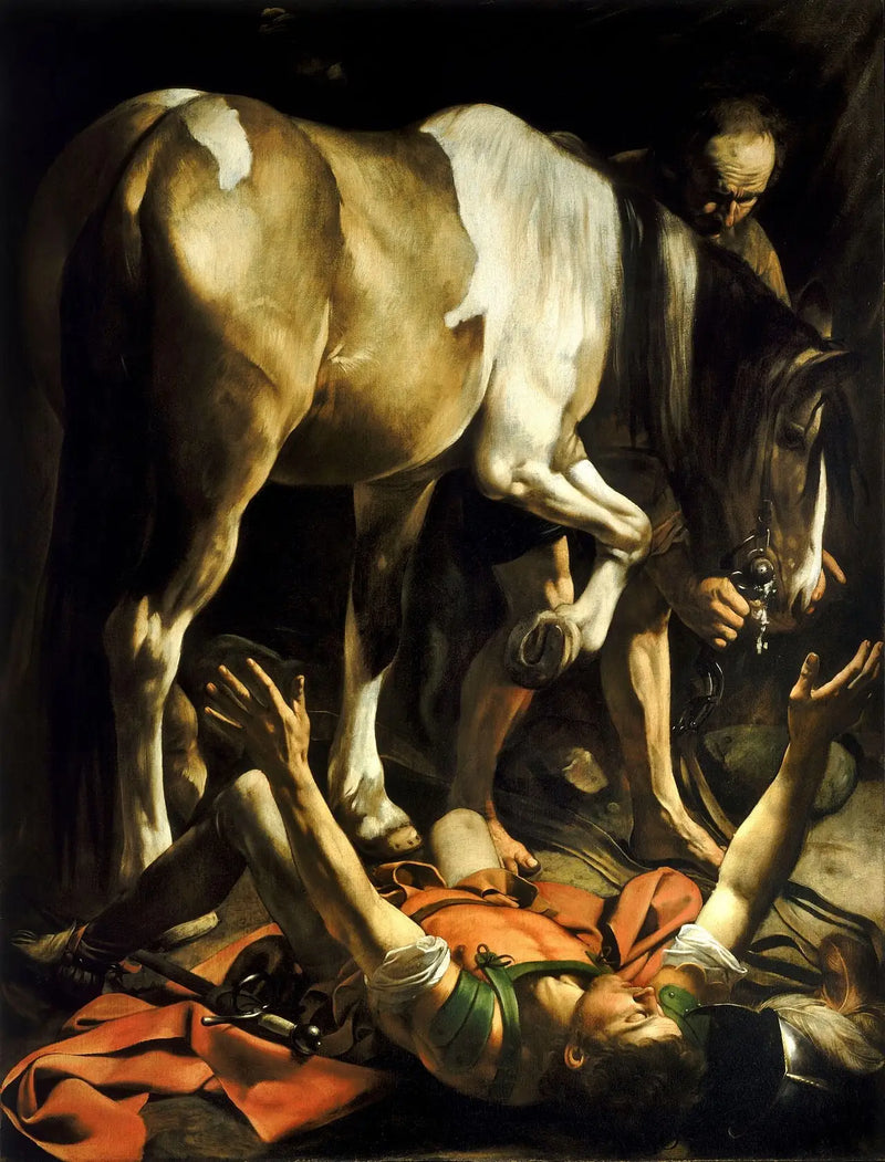Konwersja św. Pawła w drodze do Damaszku - Caravaggio