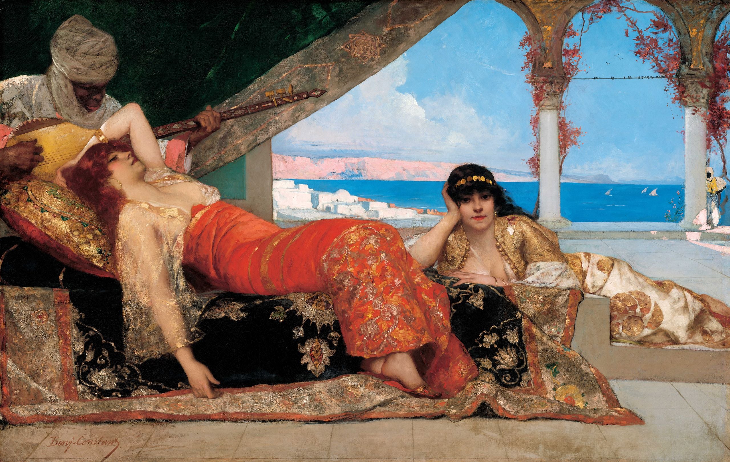 La Favorite de l'émir - Jean-Joseph Benjamin-Constant