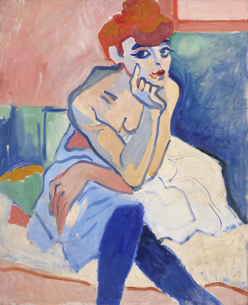 Kobieta w koszuli - André Derain