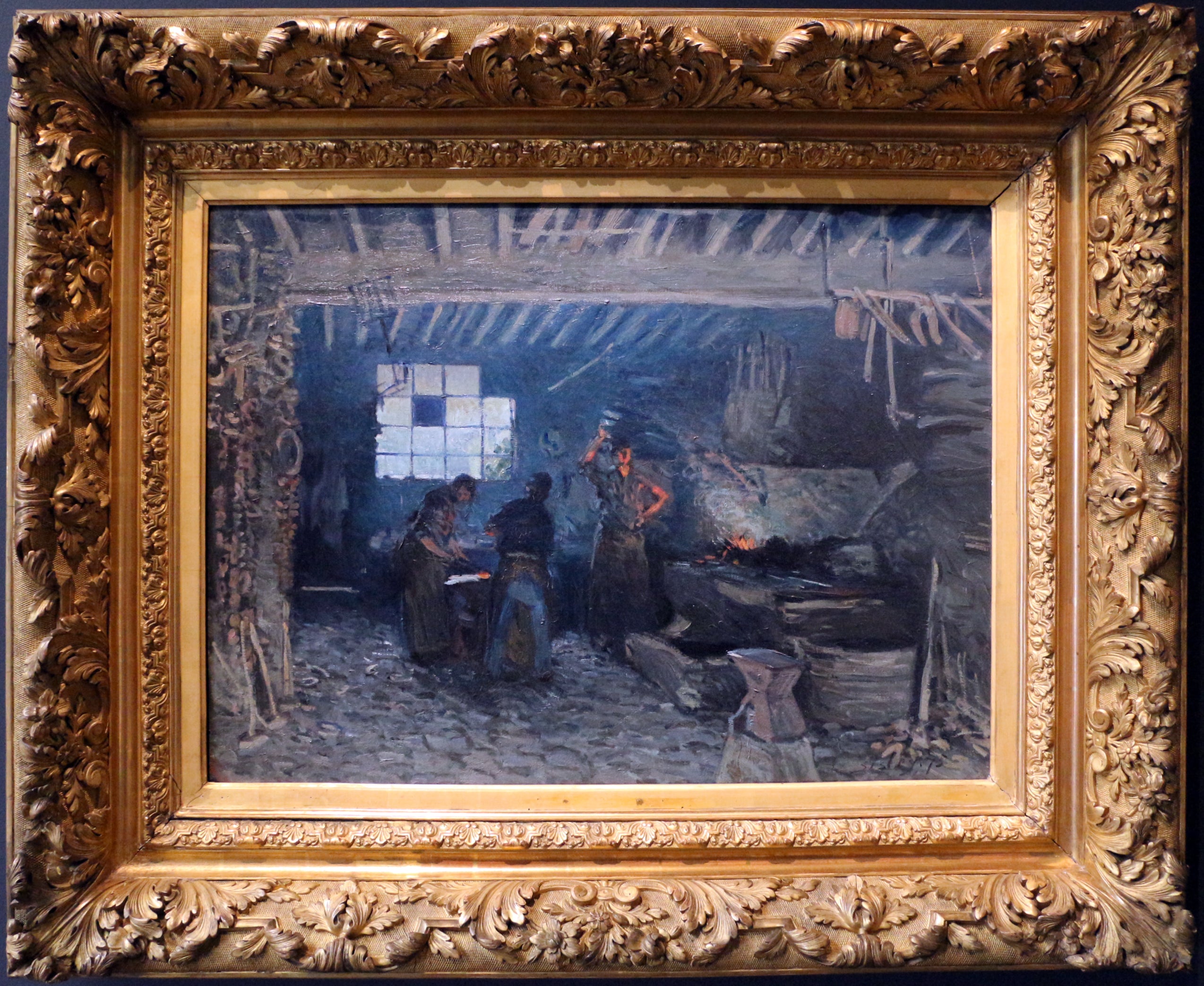 Kuźnia w Marly-le-Roi - Alfred Sisley