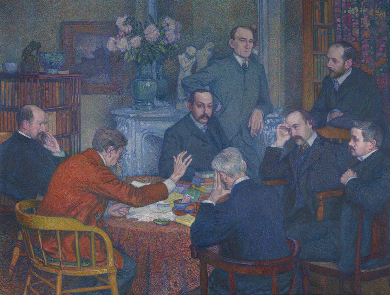 Czytanie Émile Verhaeren - Théodore van Rysselberghe