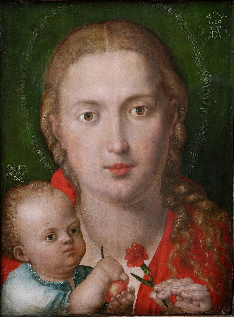 Madonna z goździkiem - Albrecht Dürer