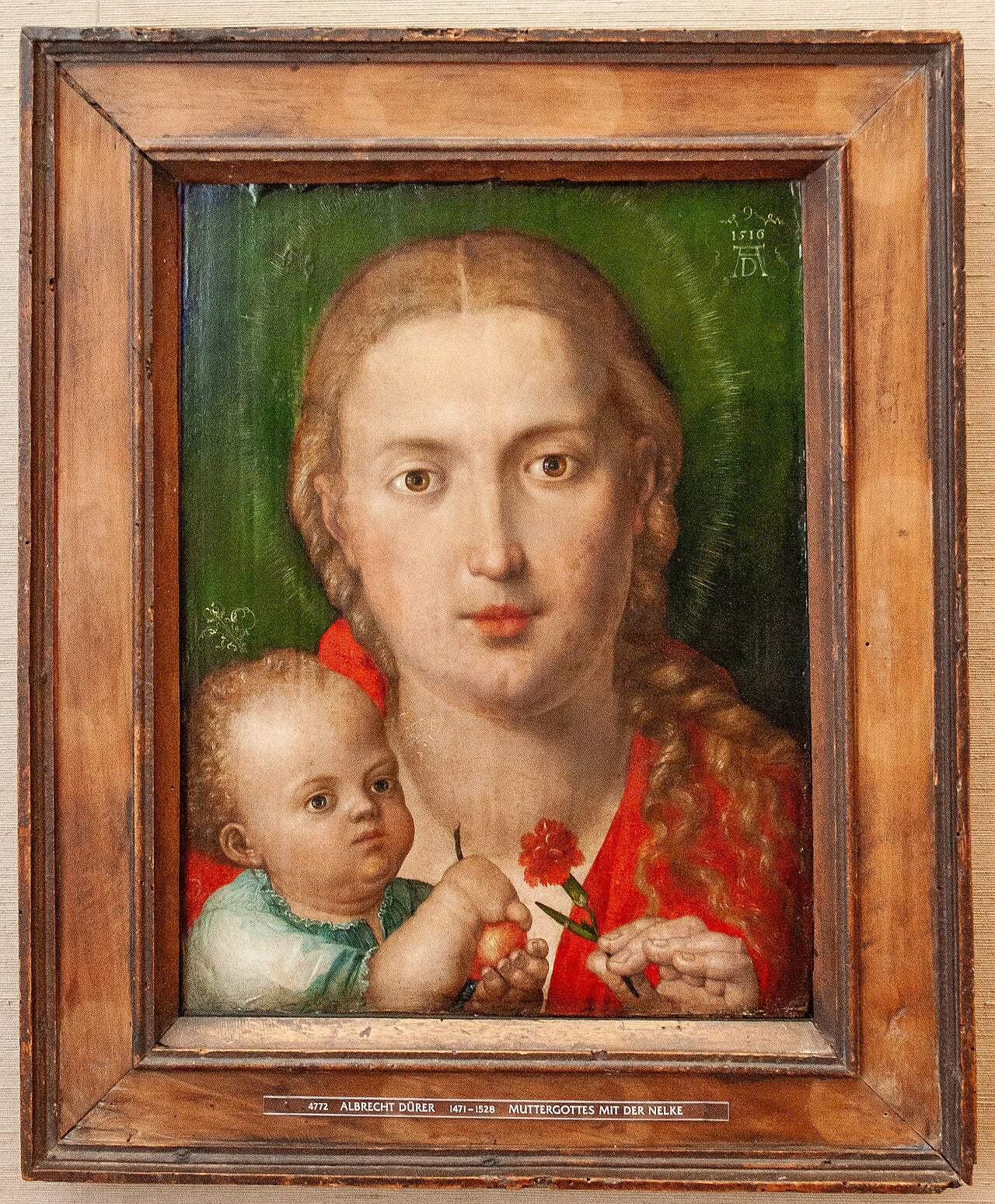 Madonna z goździkiem - Albrecht Dürer