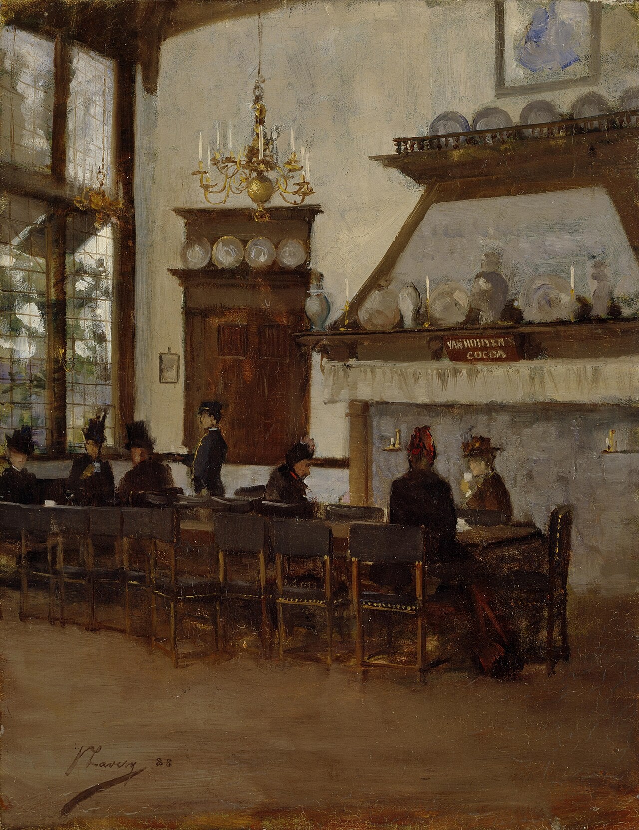 La Maison du cacao néerlandaise à l'Exposition internationale de Glasgow de 1888 - John Lavery