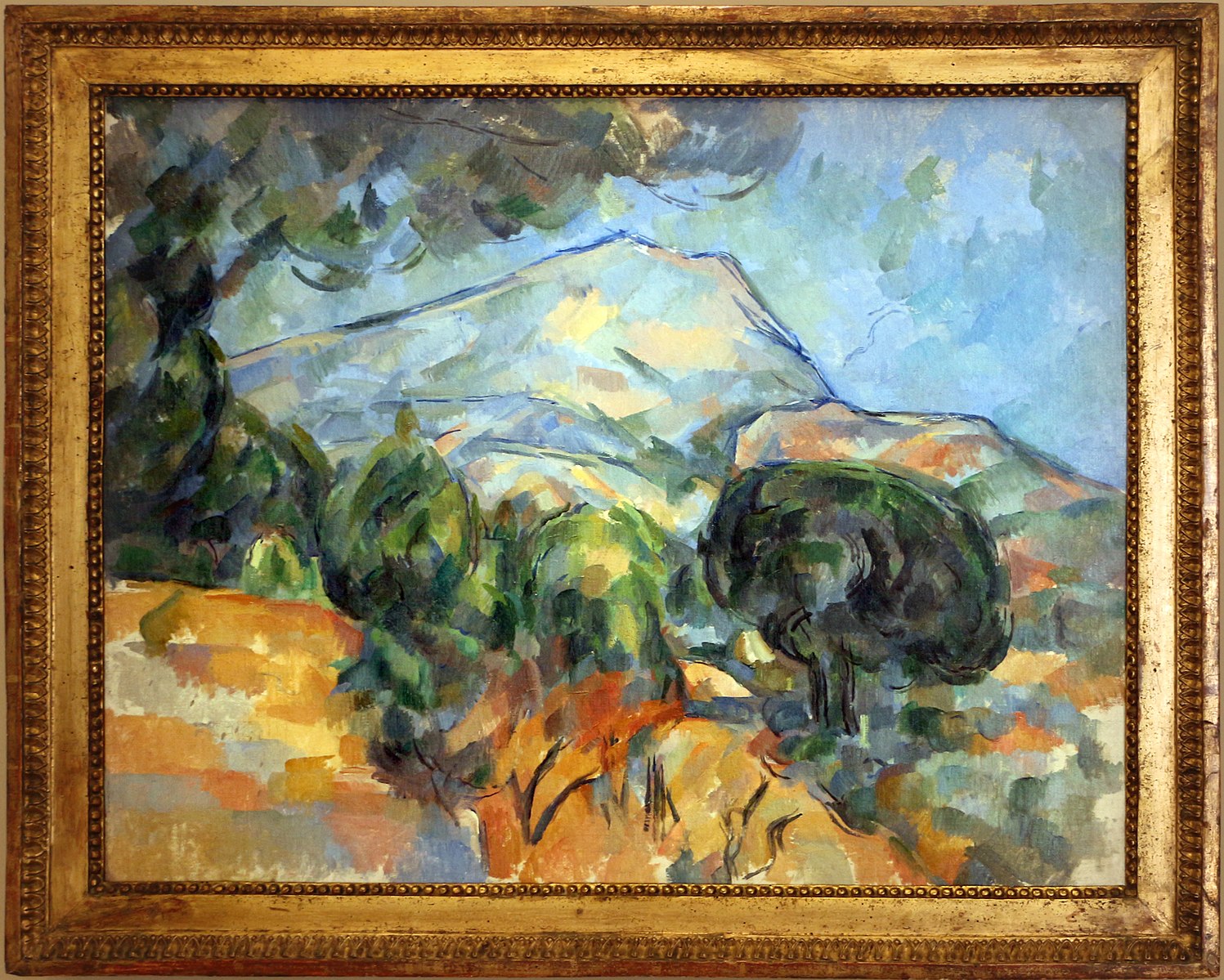Góra Sainte-Victoire nad drogą do Tholonet (z sosną parasolową) - Paul Cézanne