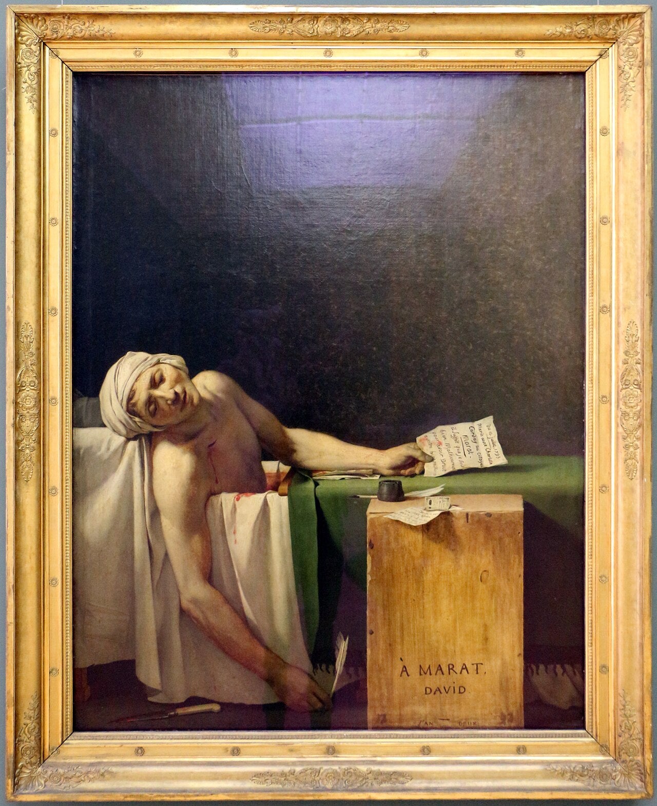 Śmierć Marata - Jacques-Louis David