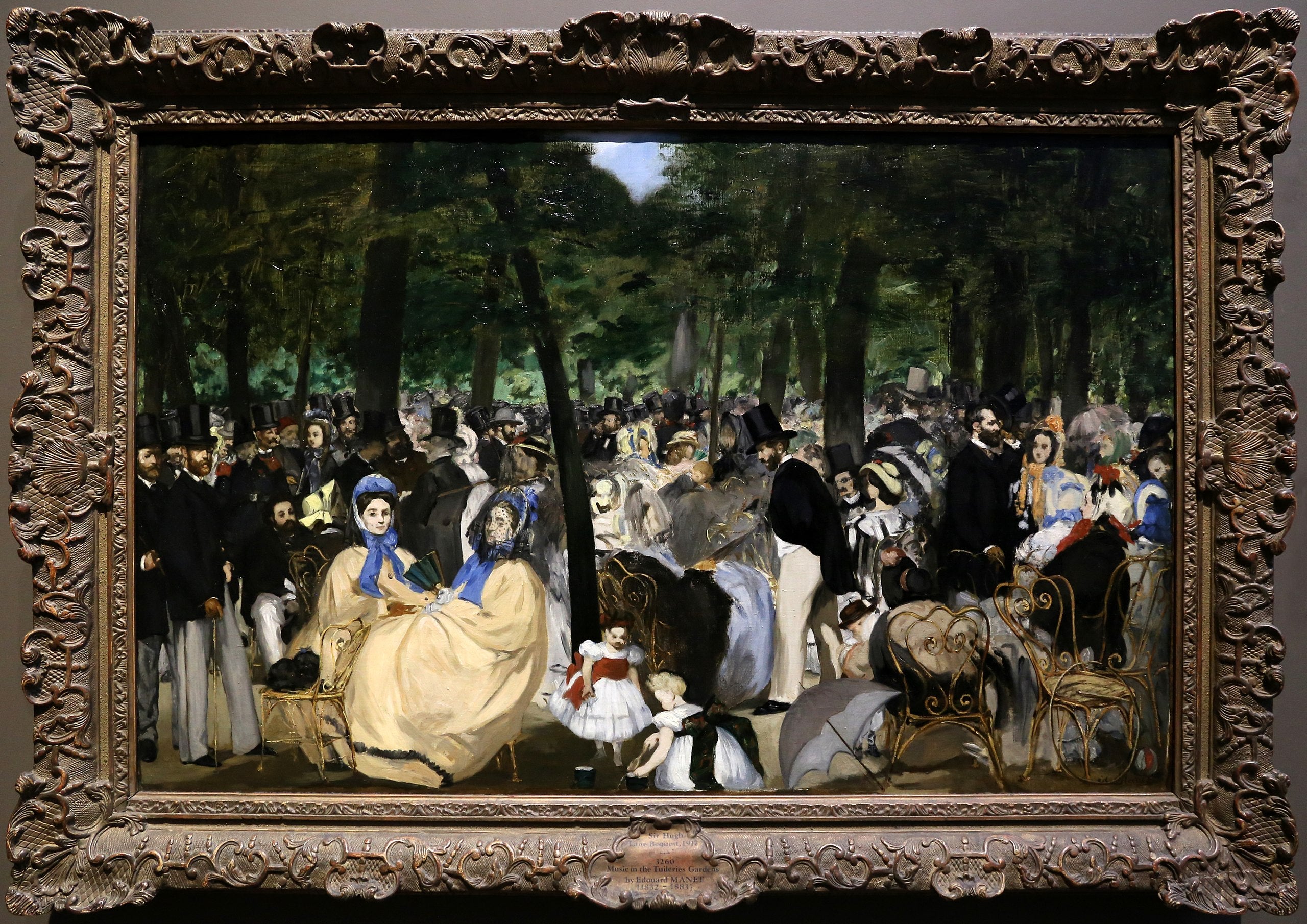 Muzyka w Tuileries - Édouard Manet