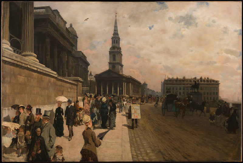 National Gallery i kościół Świętego Marcina (Londyn) - Giuseppe De Nittis