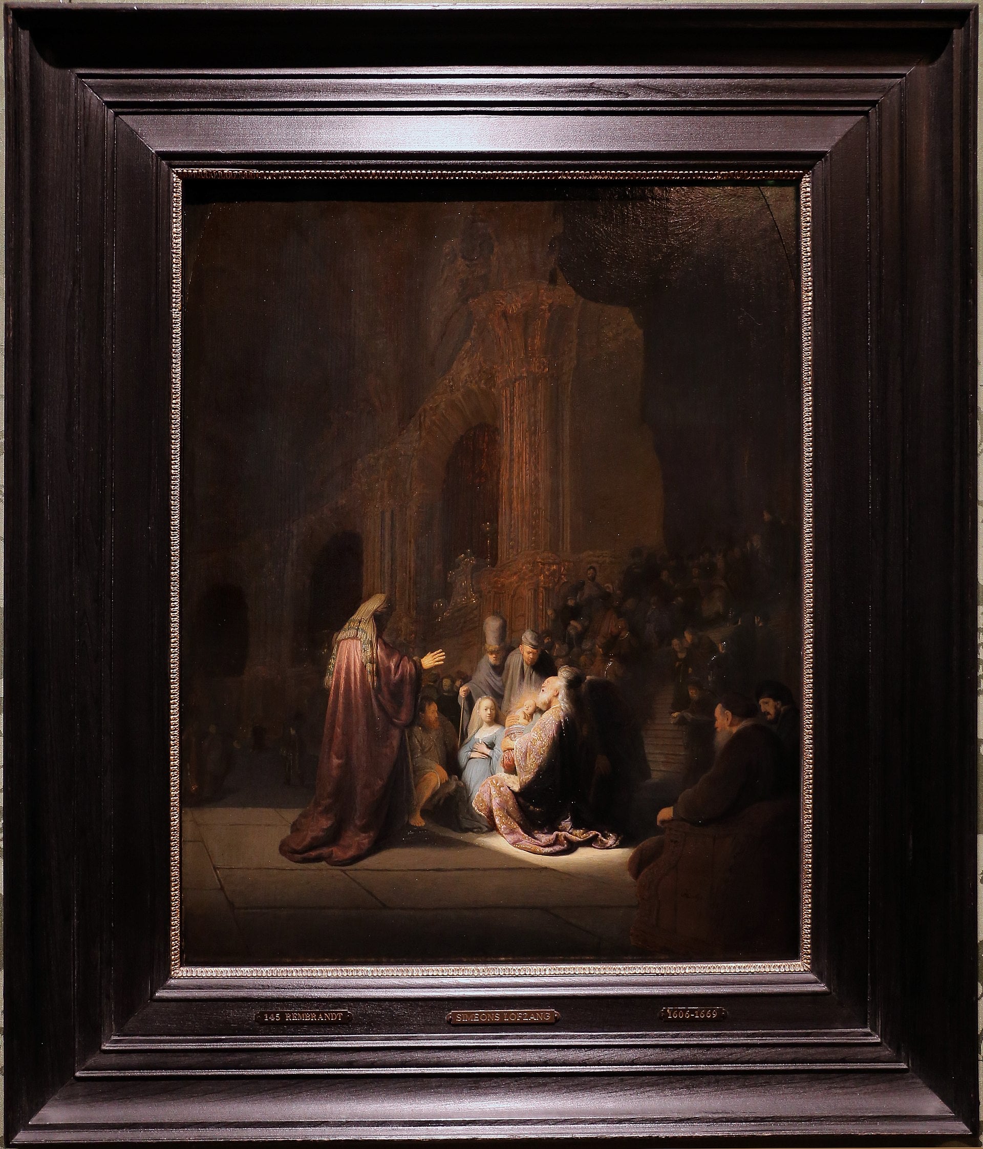 Modlitwa Symeona - Rembrandt