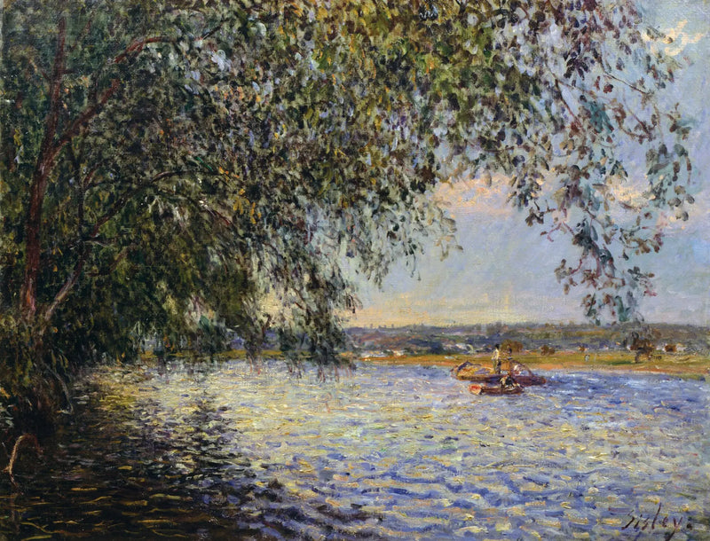 Sekwana w Saint Mammès - Alfred Sisley