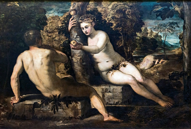 Pokusa Adama i Ewy - Jacopo Tintoretto