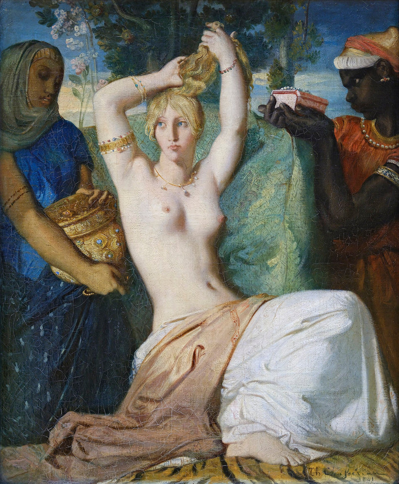 Toaleta Estery - Théodore Chassériau