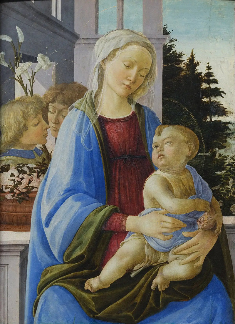Maria z Dzieciątkiem i dwoma aniołami - Filippino Lippi