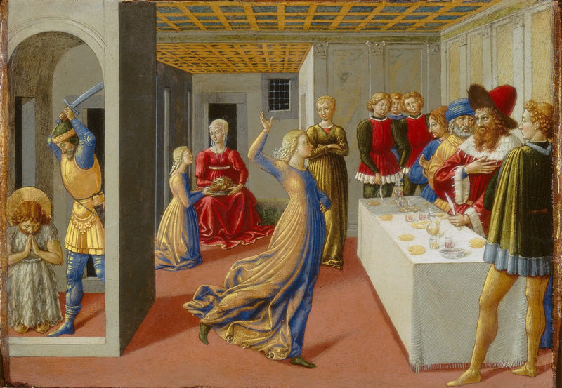 Uczta Heroda i ścięcie św. Jana Chrzciciela - Benozzo Gozzoli