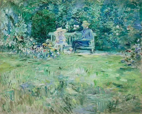 Lekcja w ogrodzie - Berthe Morisot