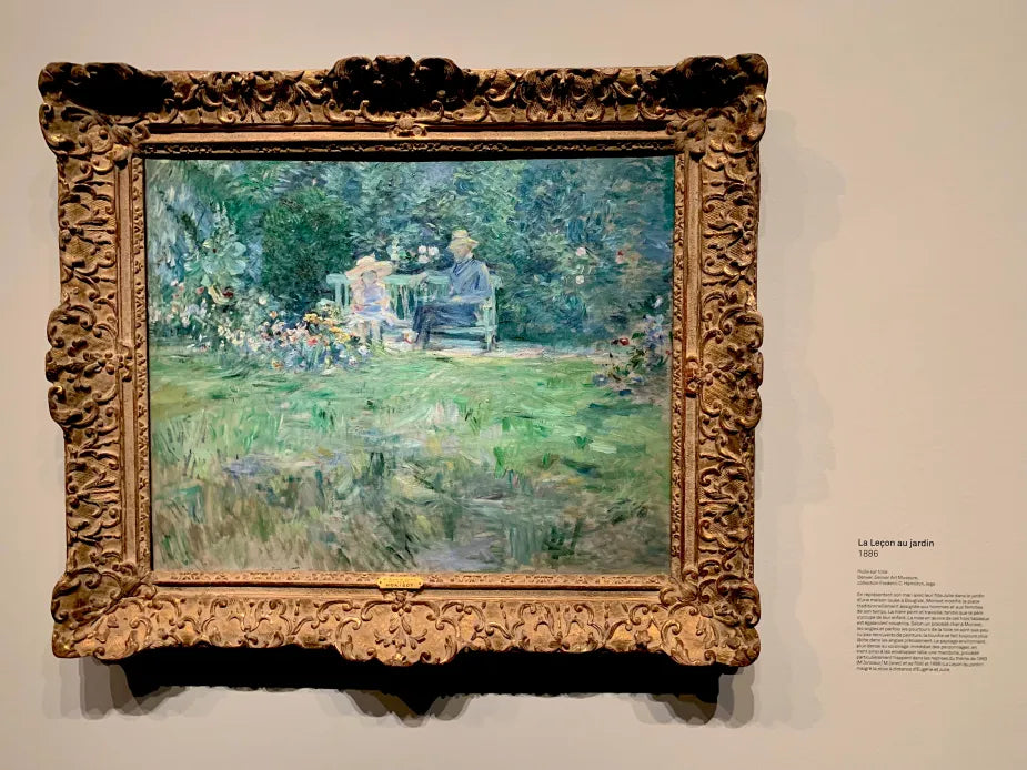 Lekcja w ogrodzie - Berthe Morisot