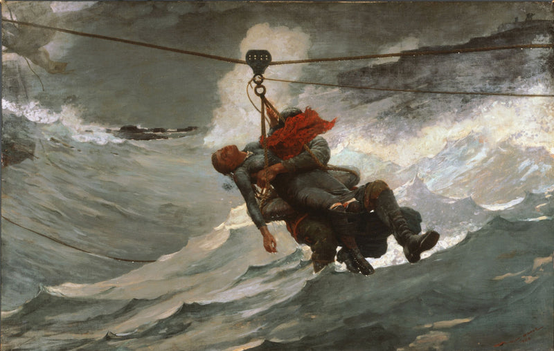 La ligne de sauvetage - Winslow Homer