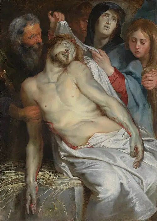 Lamentacja (środkowy panel epitafium Jana Michielsen i jego żony Marii Maes) - Peter Paul Rubens