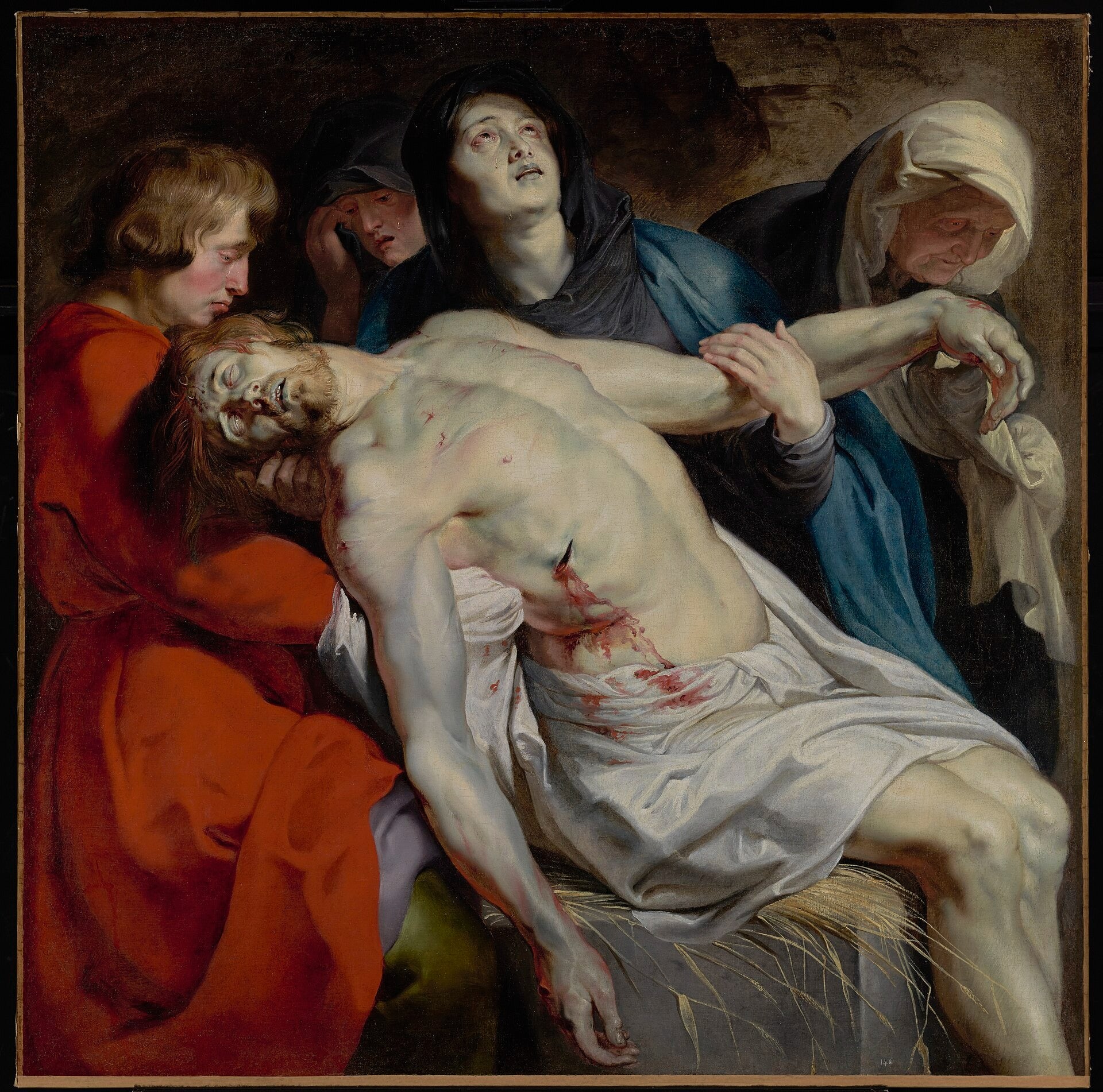 Złożenie do grobu - Peter Paul Rubens