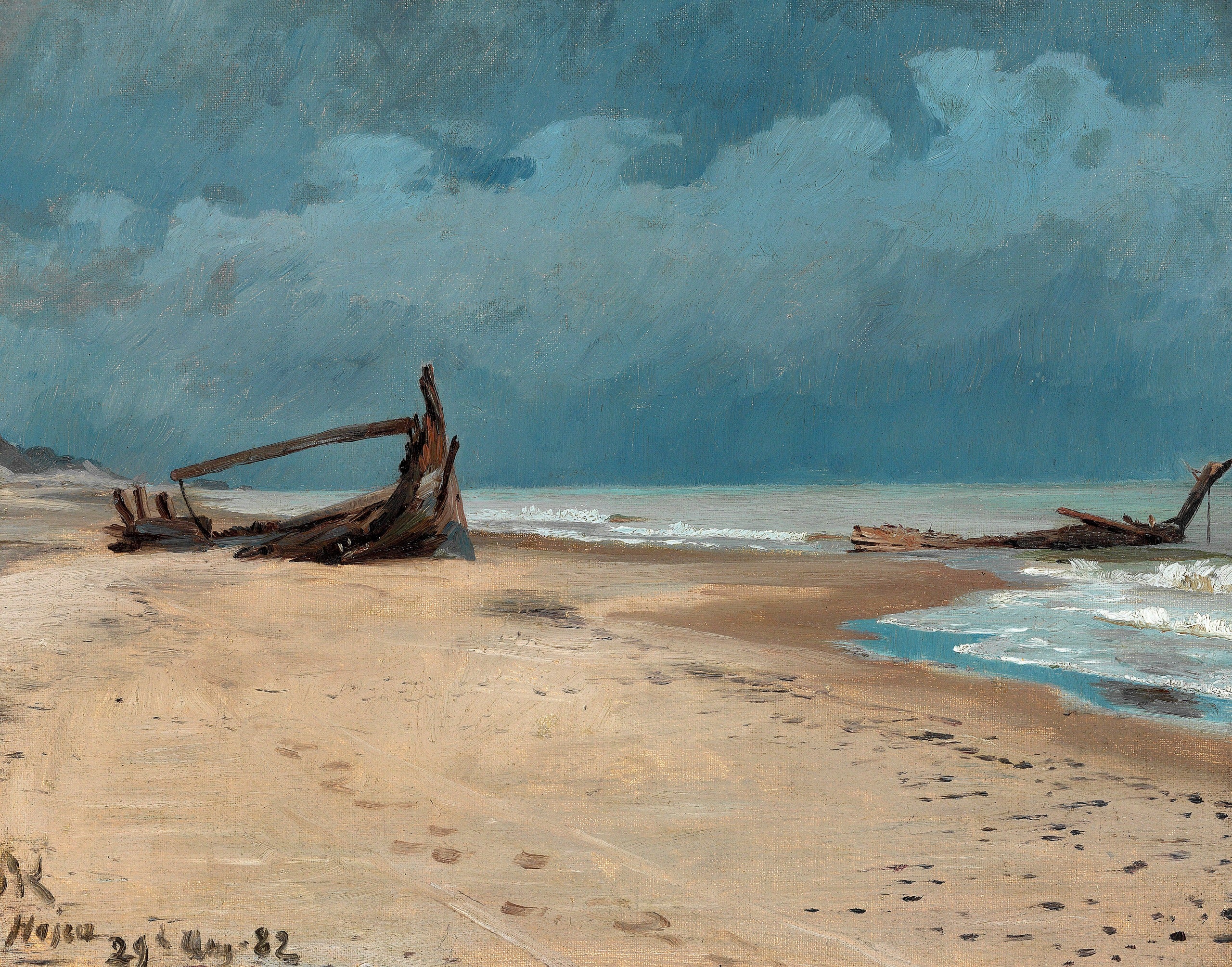 Plaża Højen. - Peder Severin Krøyer