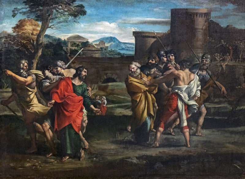 Rozdzielenie świętego Piotra i świętego Pawła - Giovanni Lanfranco