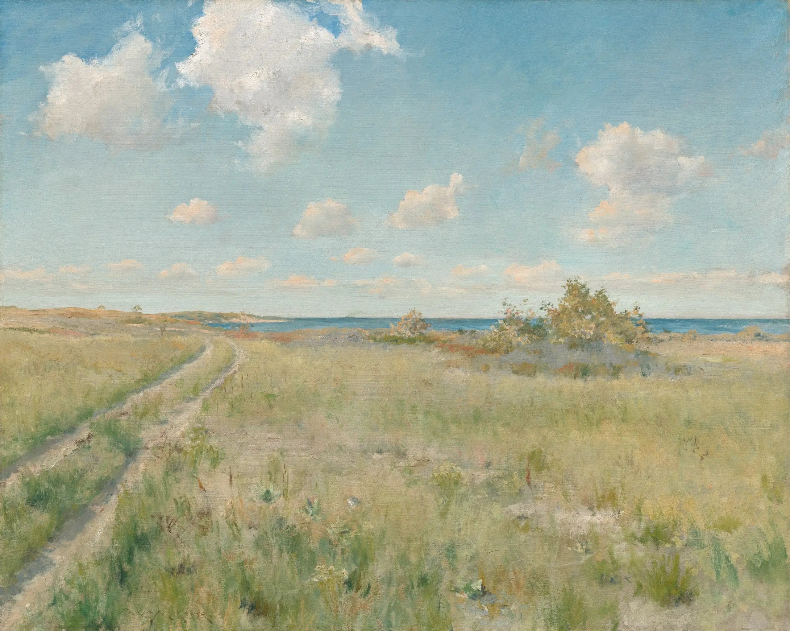 La vieille route vers la mer - William Merritt Chase - Alpha Reproduction