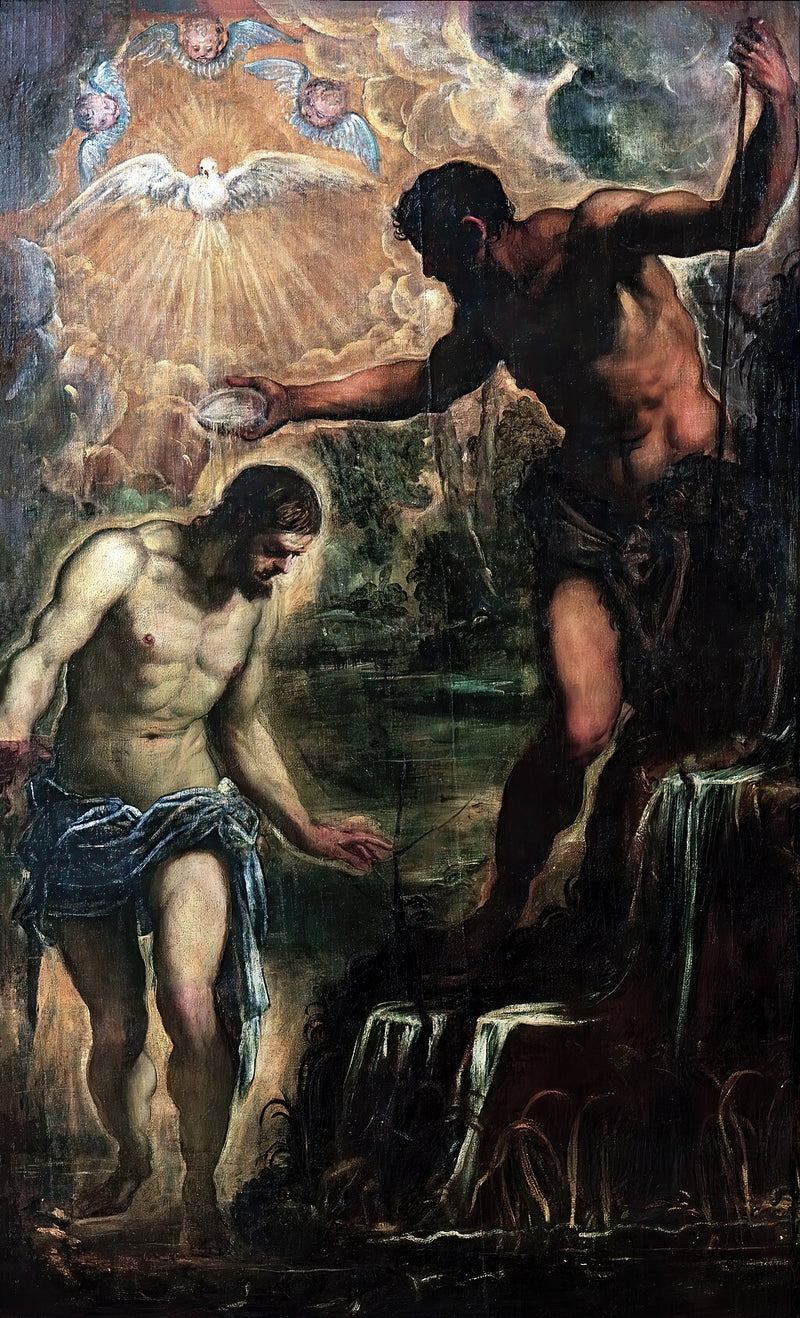 Chrzest Chrystusa - Jacopo Tintoretto