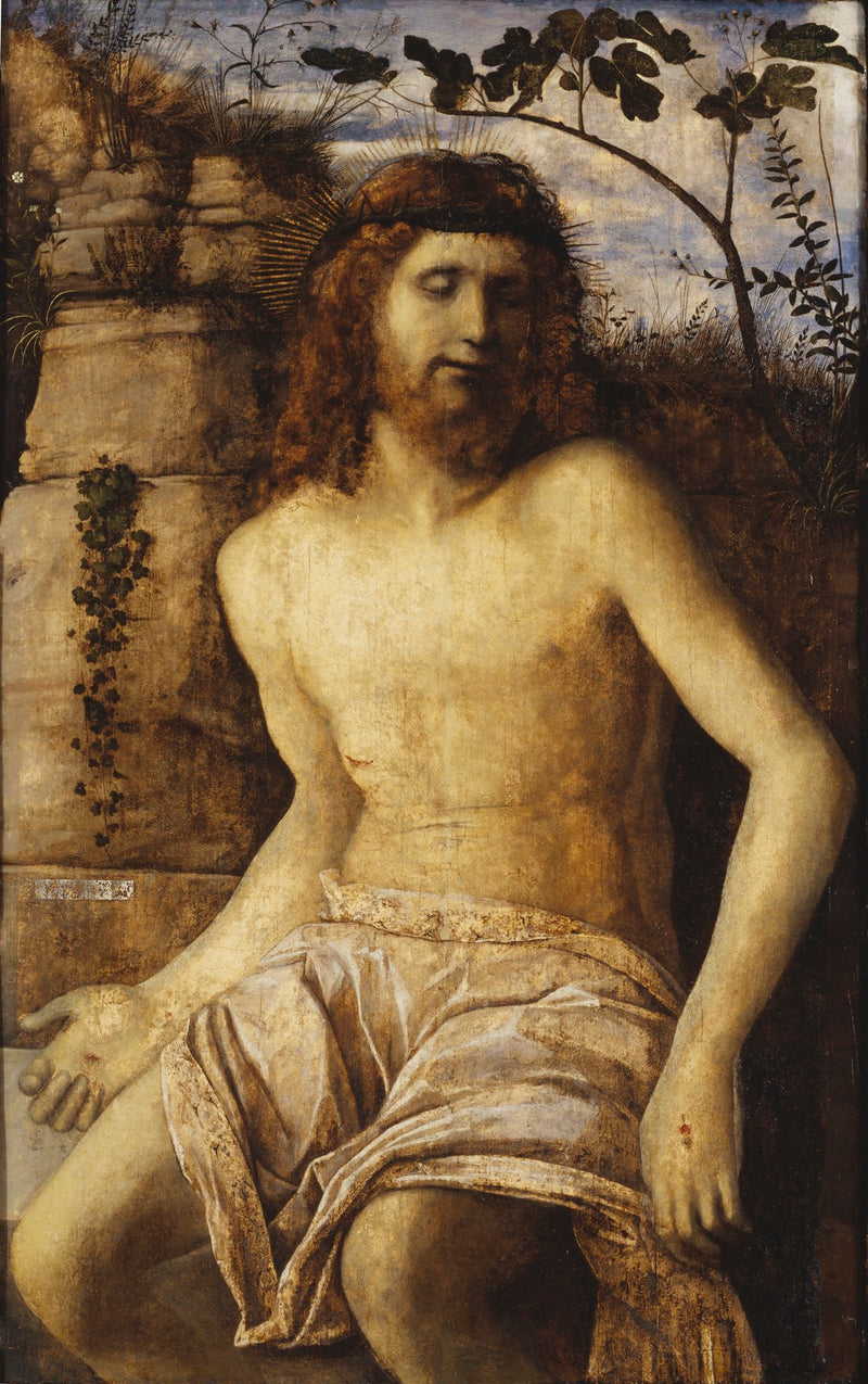 Chrystus z koroną cierniową - Giovanni Bellini