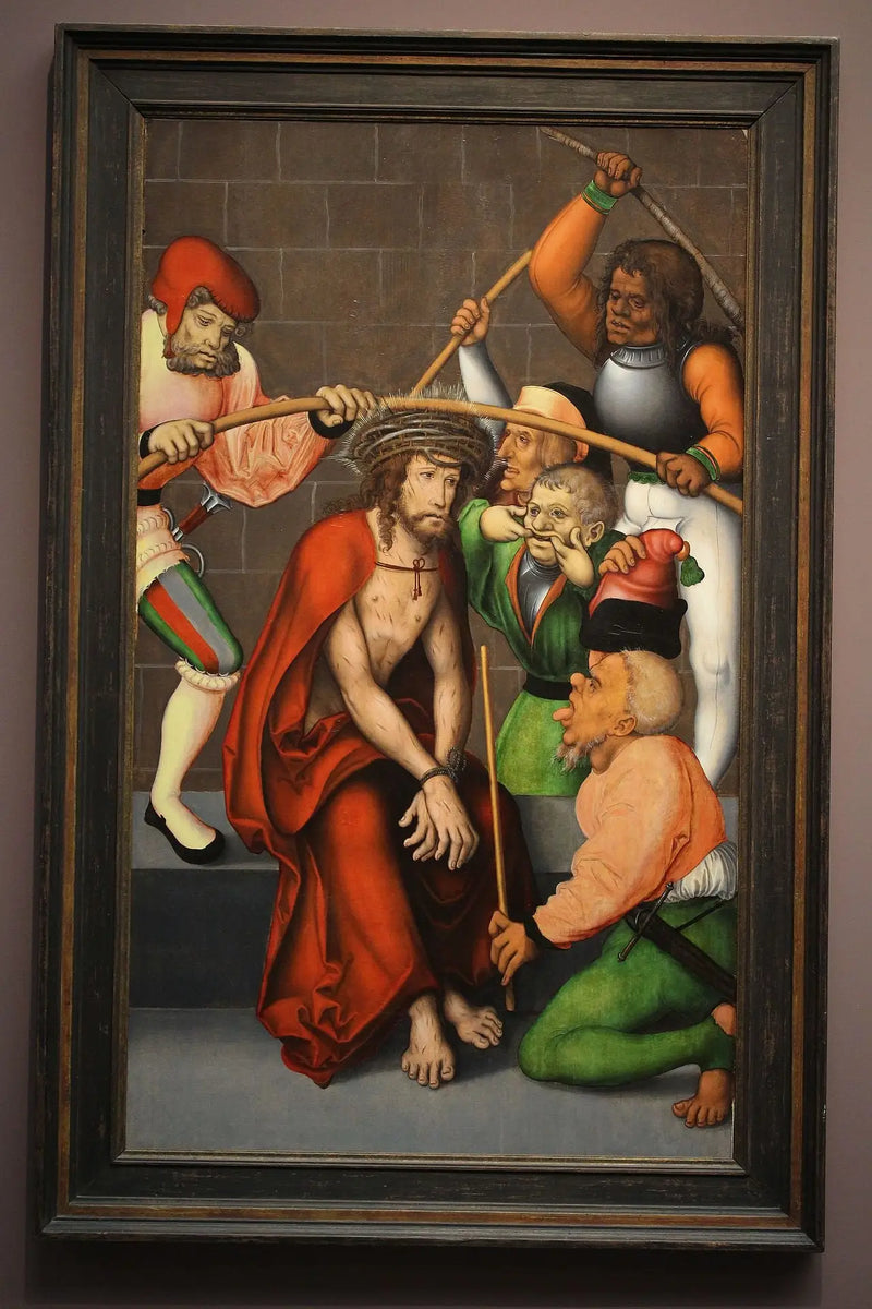 Koronacja cierniowa - Lucas Cranach Starszy
