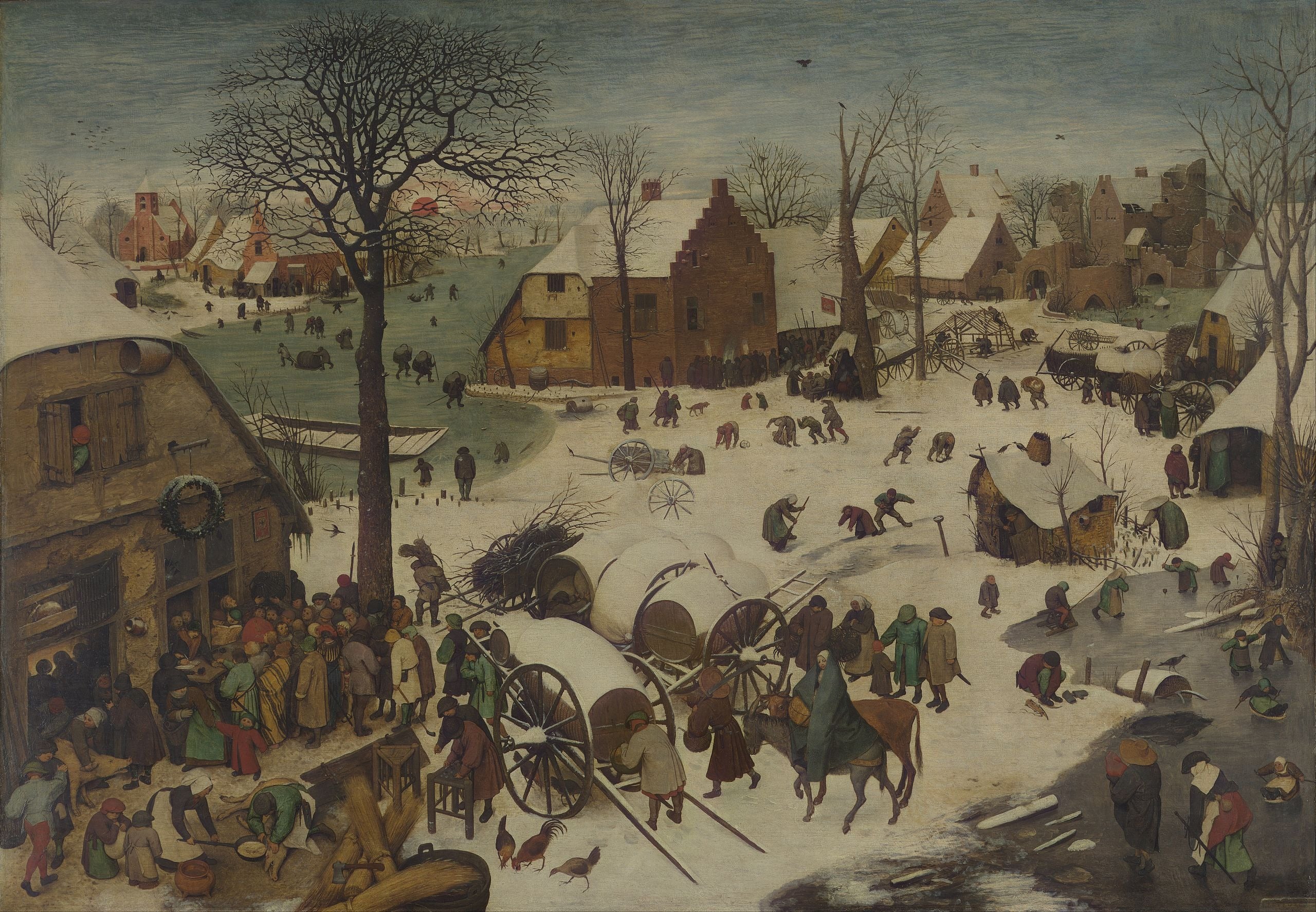Spis ludności Betlejem - Pieter Brueghel Starszy