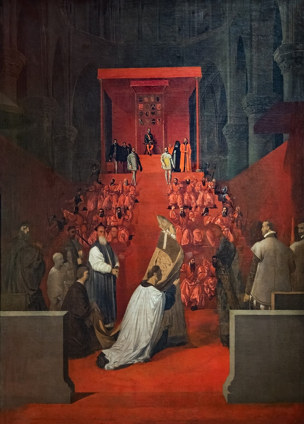 Książę Alby w Sainte-Gudule w Brukseli - Jean-Auguste-Dominique Ingres
